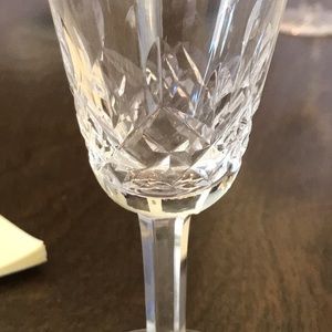 Waterford Lismore cordials/port stemware
